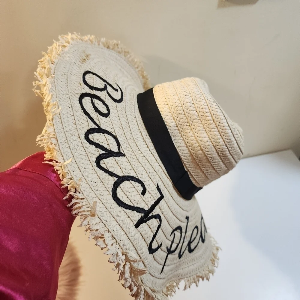 Beach Please Floppy Hat